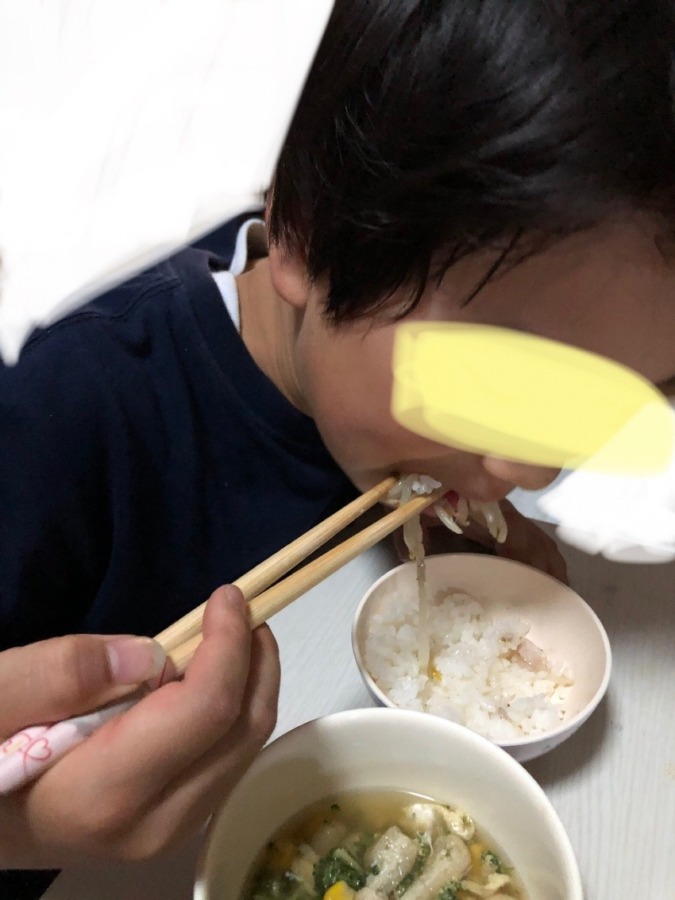 戴いた【豚肉細切り】次女が炒めものに👩🏻‍🍳