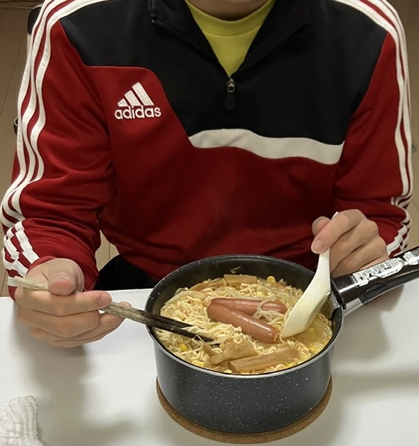 いただいた国産ウインナーでラーメン🍜