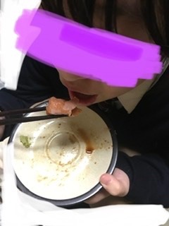 戴いた【国産まぐろたたき身】を食べました