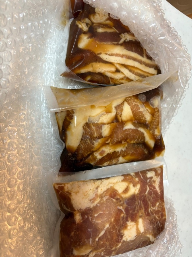 御礼 焼肉セット900gを受け取りました