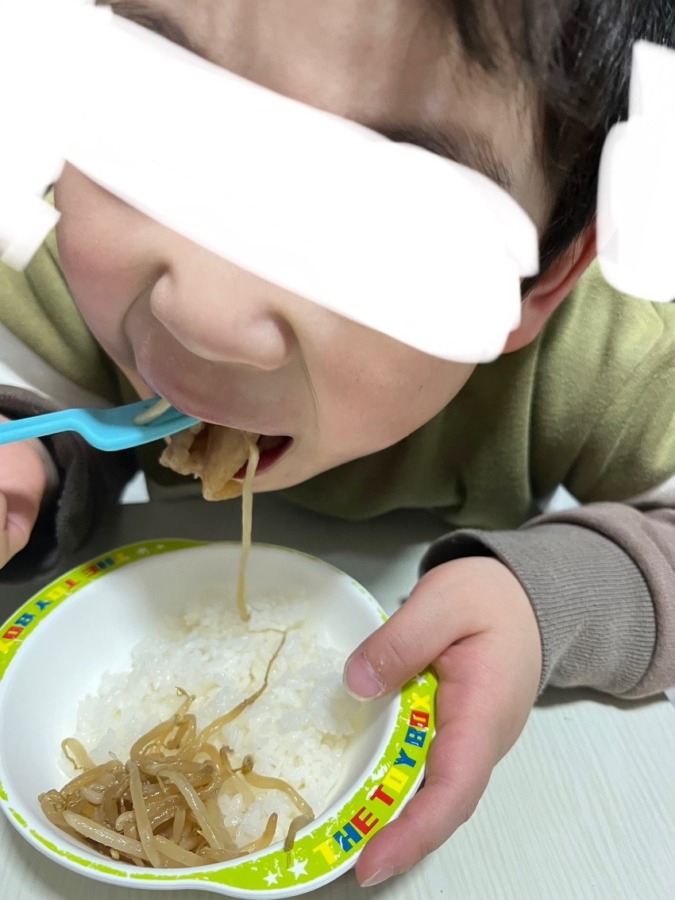 戴いた【国産焼肉セットカルビ焼き＆生姜焼き】で次女の卒業＆高校合格祝い🎉