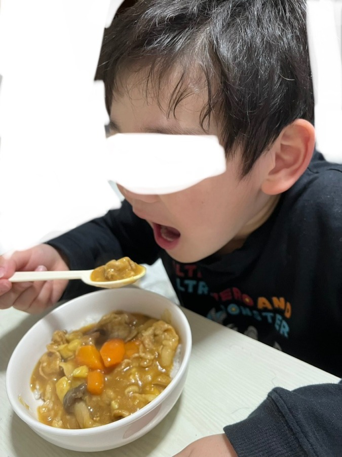 戴いた【九州産豚こま切れ】でみんな大好きカレーライス🍛✨