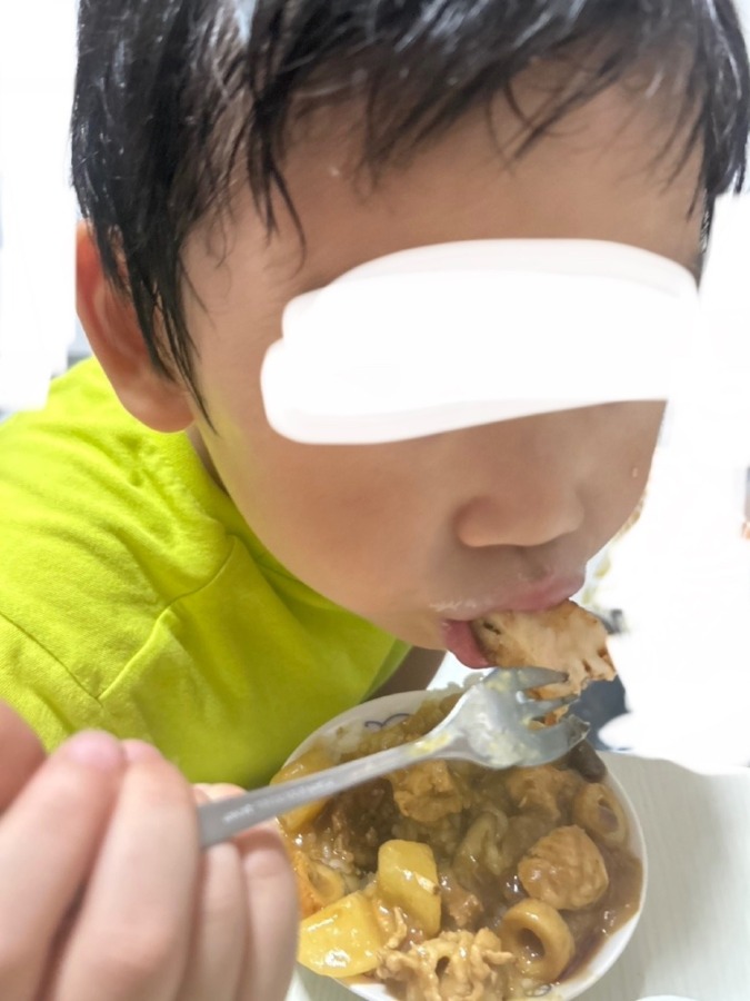 戴いた【ささみ】を使って次女手料理のカレー🍛とささみ揚げ